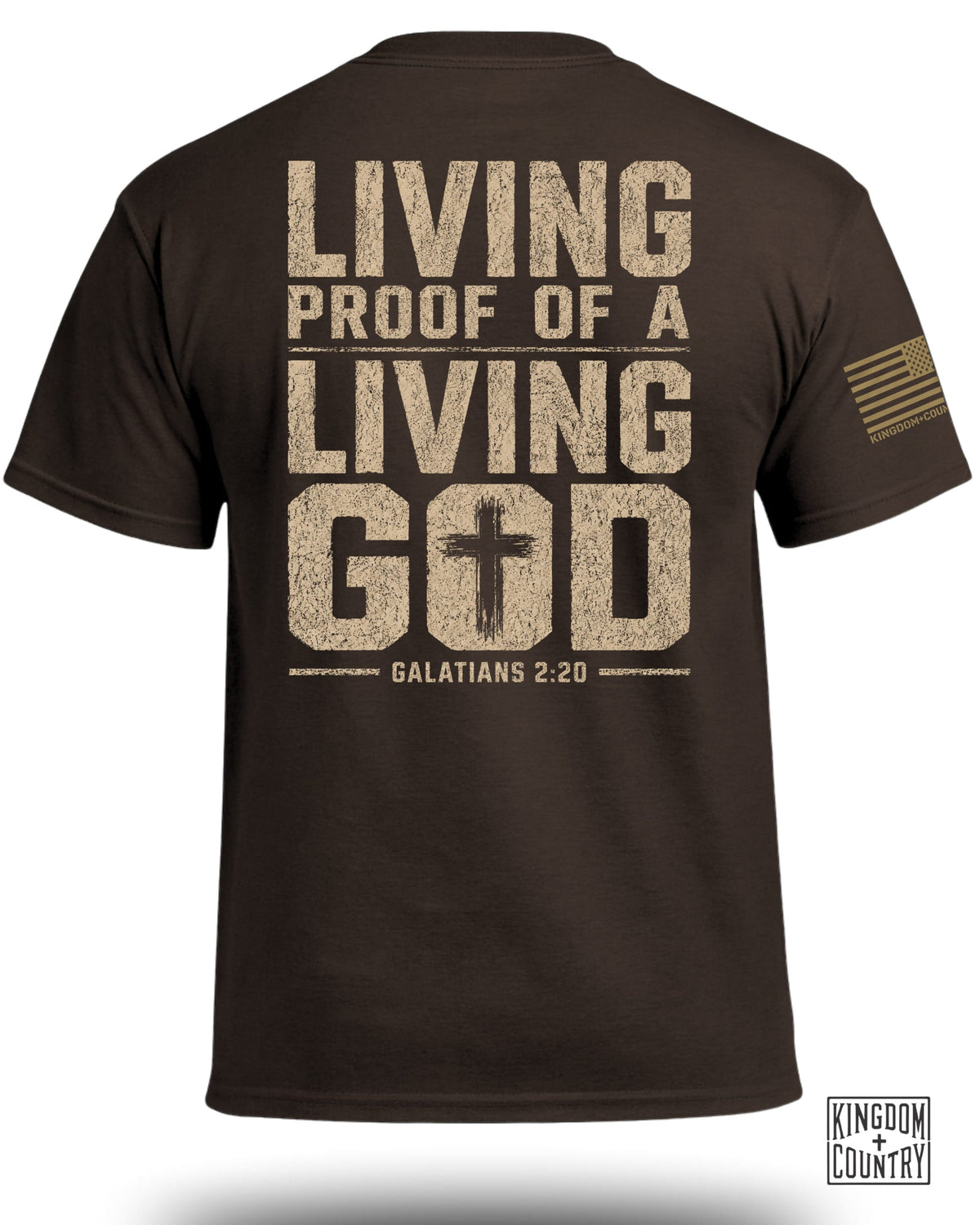 Living Proof Of A Living God Galatians 2:20 T-Shirt