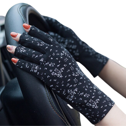 Stylish UV-Protective Cotton Gloves