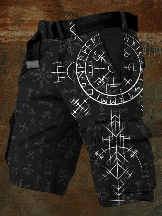 Men's Viking Compass Vintage Cargo Shorts