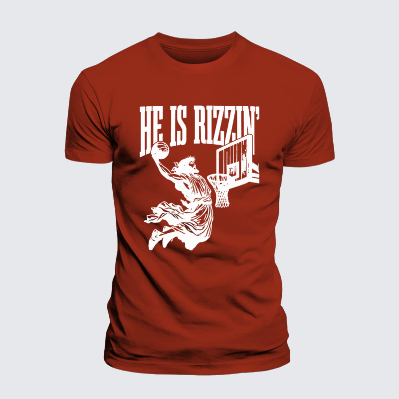 Luxe Mercerized Cotton Tee - He Is Rizzin