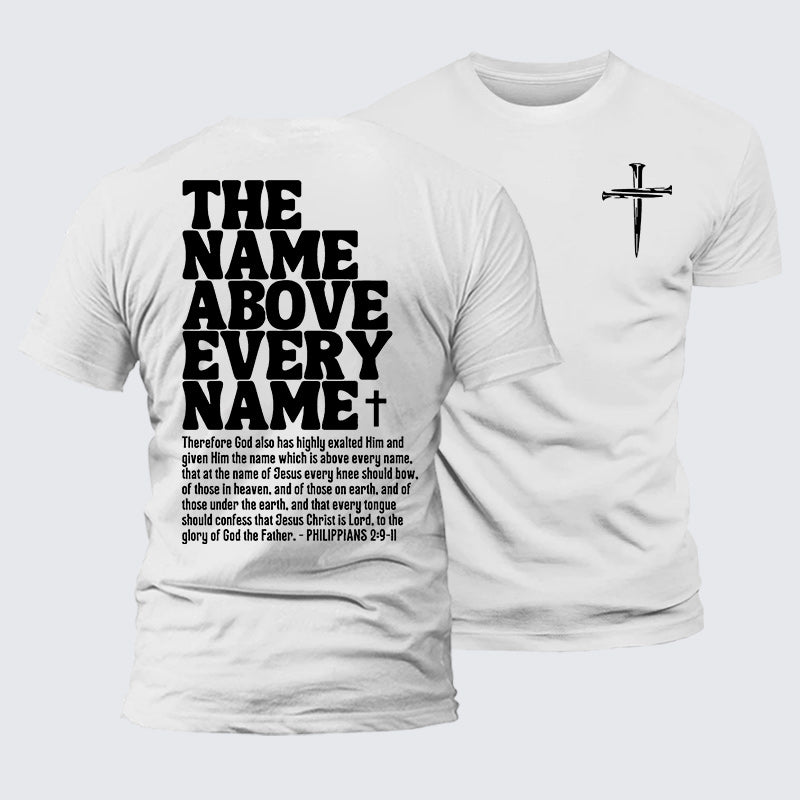Luxe Mercerized Cotton Tee - The Name Above Every Name
