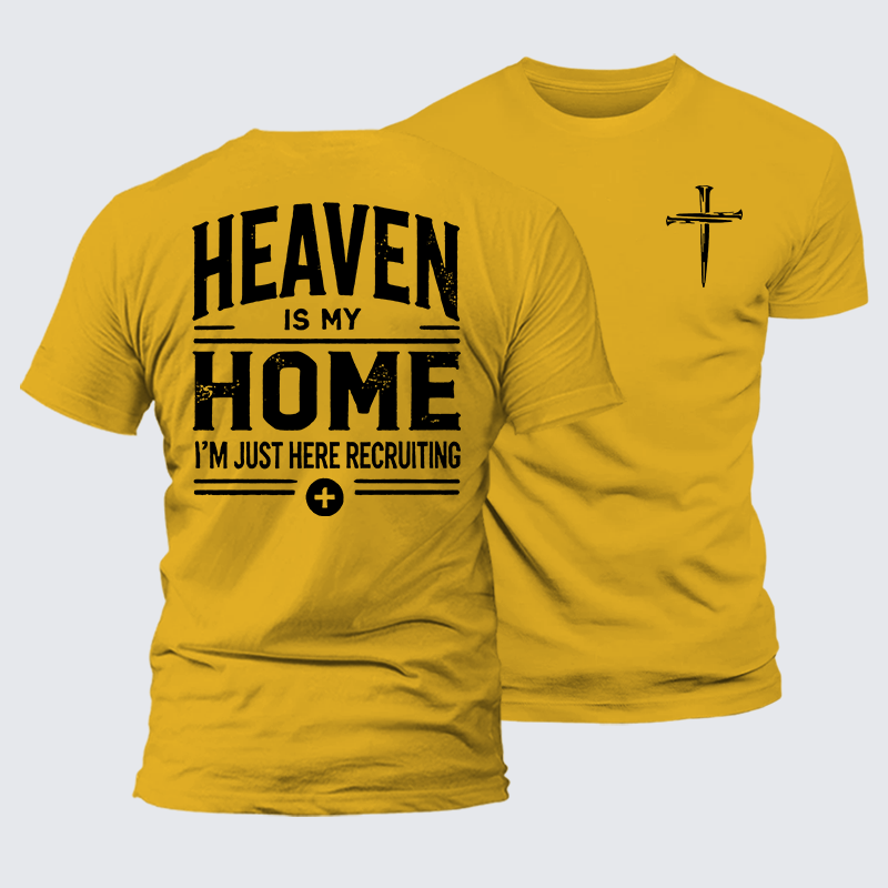 Luxe Mercerized Cotton Tee - Heaven Is My Home