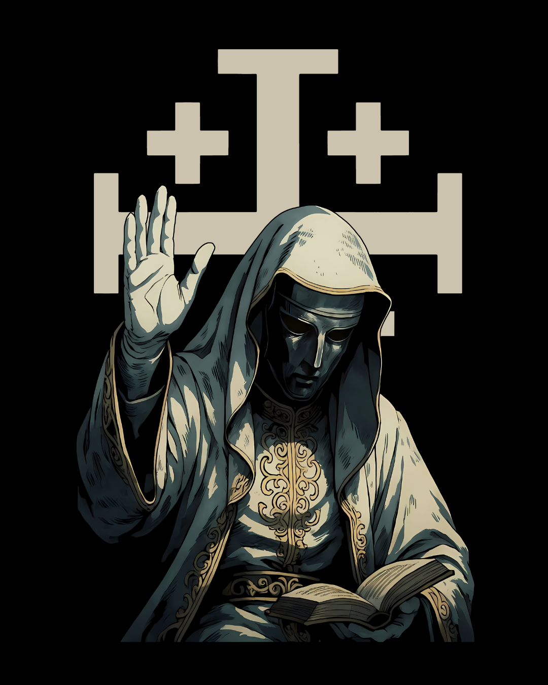 King Baldwin IV – The Leper King Graphic T-Shirt