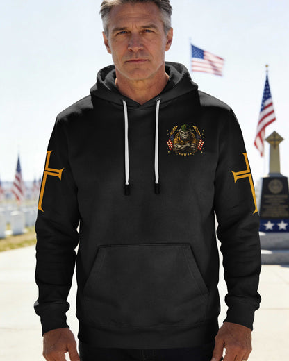 Once A Marine By Duty Forever A Warrior Of Christ By Faith Hoodie