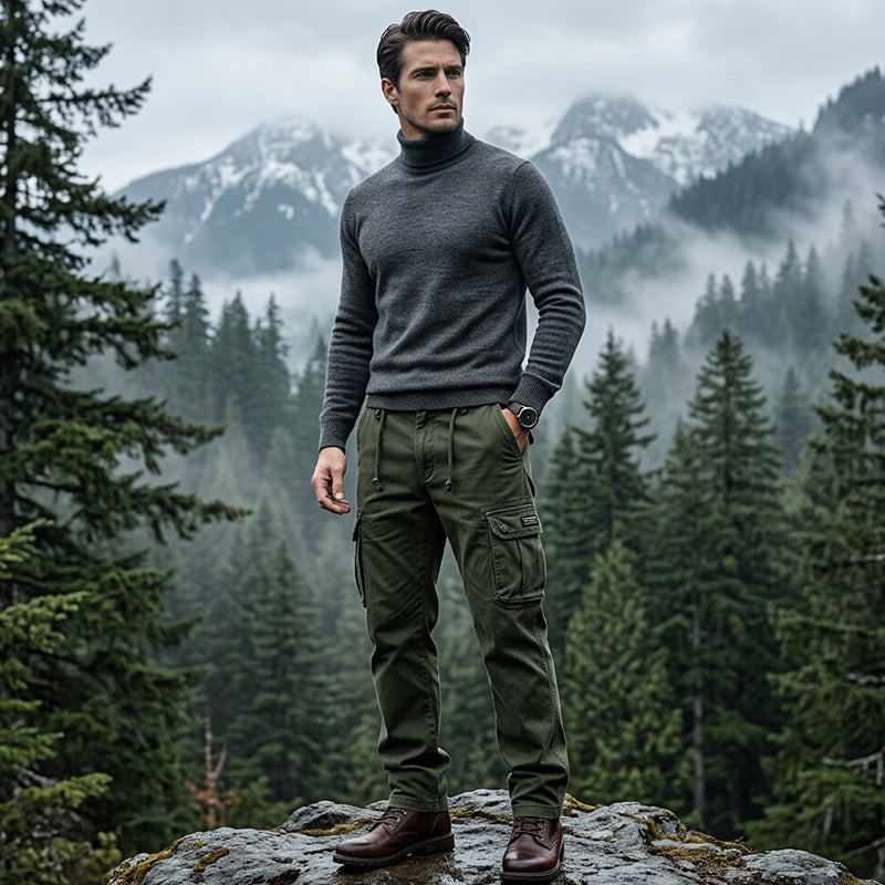 Men's Cotton Cargo Tactical Pants