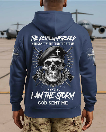 The Devil Whispered You Can't Withstand The Storm Hoodie