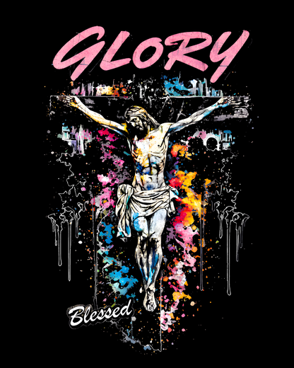Christian Jesus Christ Glory Blessed Graphic Tee
