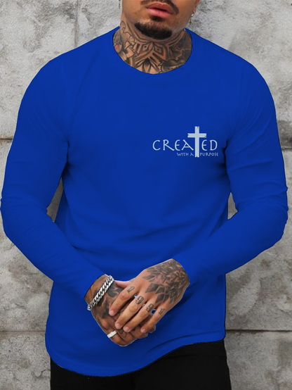 Created with a Purpose Cotton Long Sleeve T-Shirt