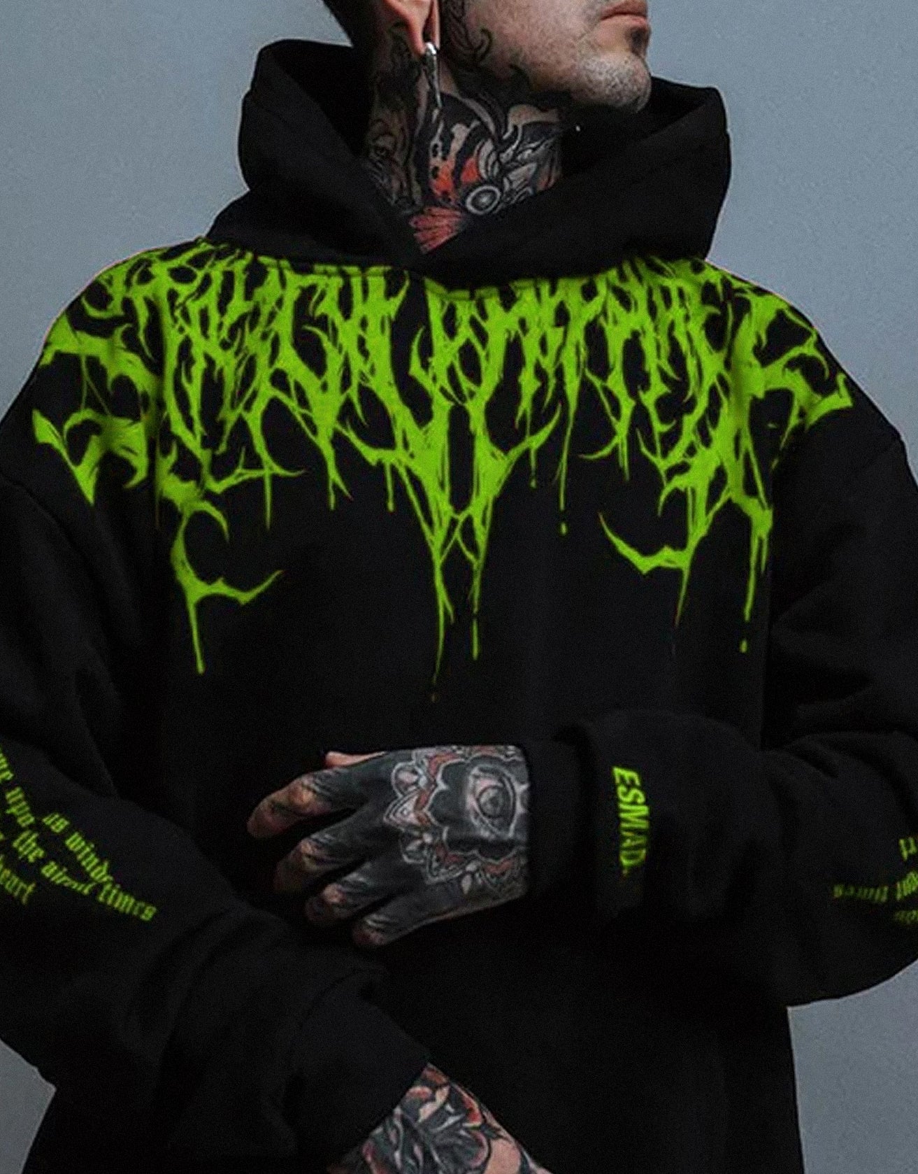Demon's Blood Oversized Thick Warm Hoodie