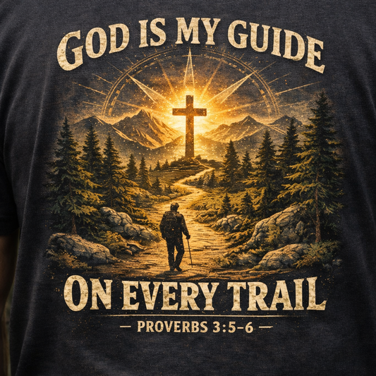 God Is My Guide On Every Trail T-Shirt