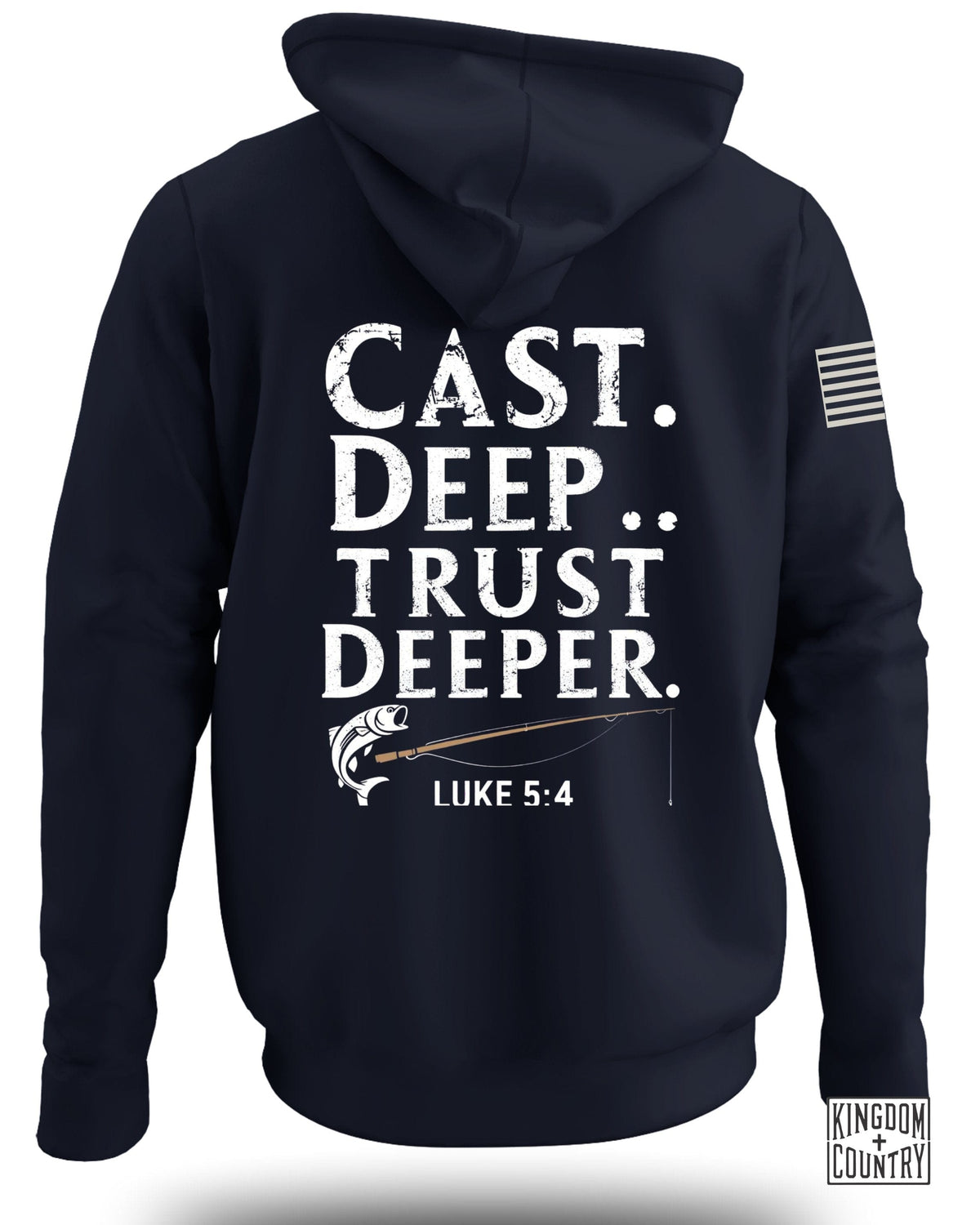 Cast Deep Trust Deeper Hoodie