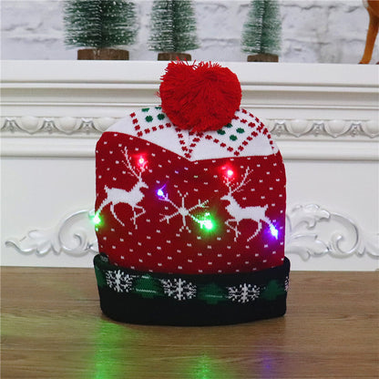Christmas Party Casual LED Emits Light Christmas Hat