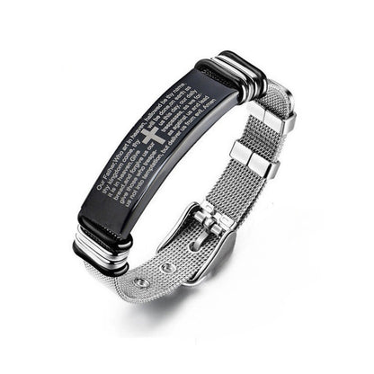 Bible Cross Bracelet