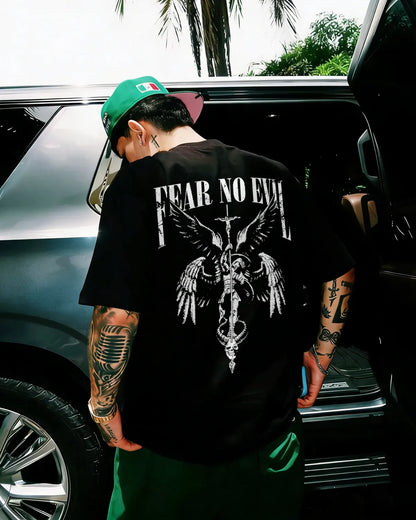 Fear No Evil Printed Men's T-shirt