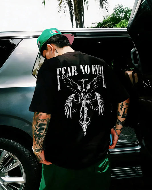 Fear No Evil Printed Men's T-shirt