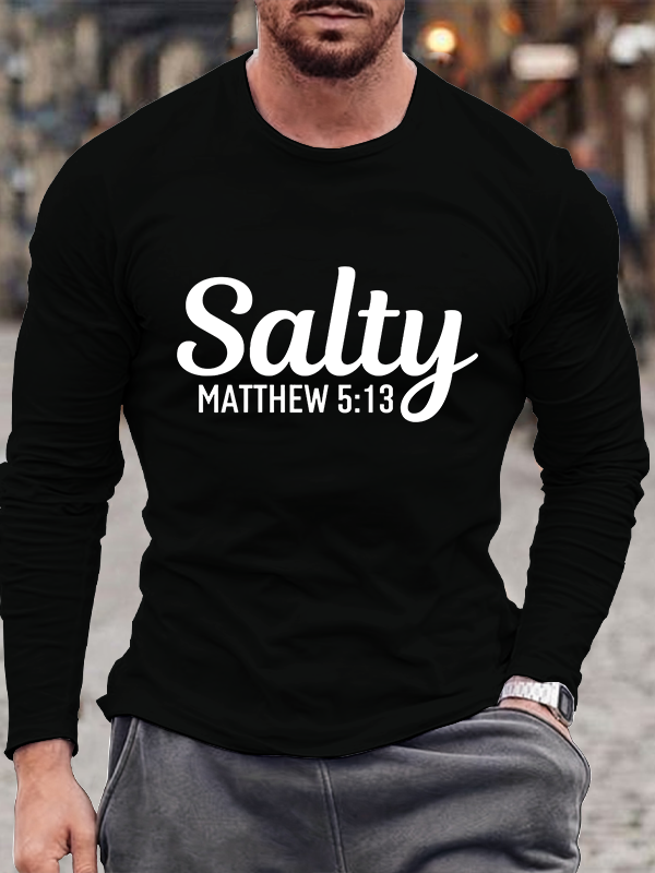 Salty Matthew 5:13 Long Sleeve T-Shirt