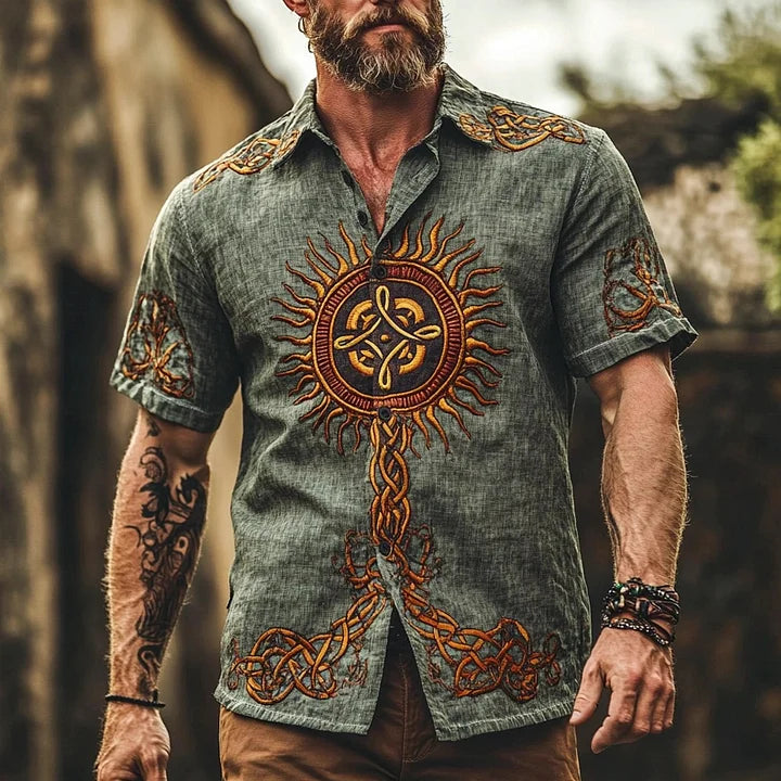 Viking Spirit Power Heritage Linen Shirt