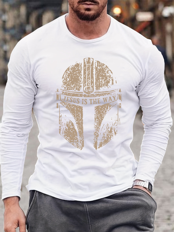 Jesus Is The Way Jesus God Christian Cotton Long Sleeve T-Shirt