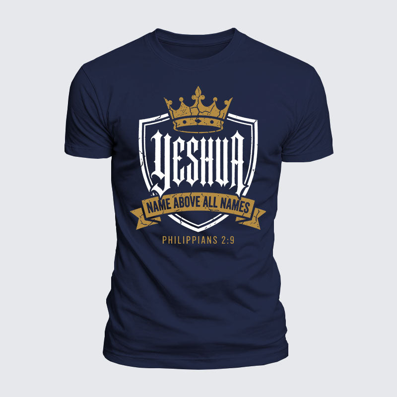Luxe Mercerized Cotton Tee -  Yeshua Name Above All Names