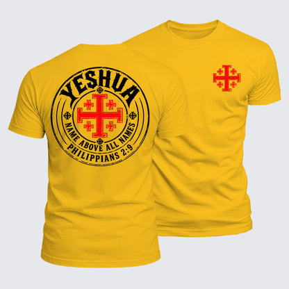 Luxe Mercerized Cotton Tee -  Yeshua Name Above All Names