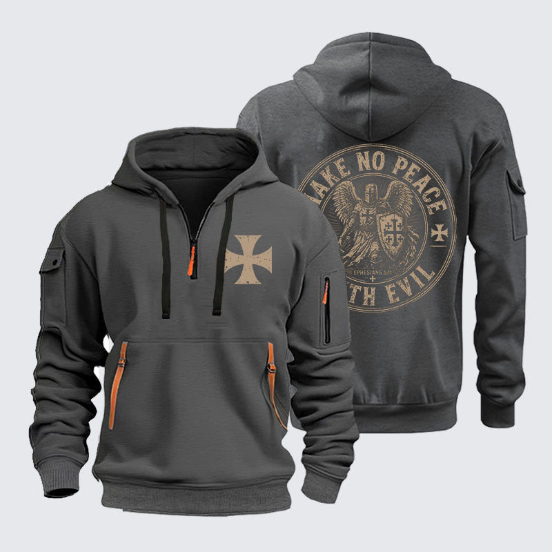 Zipper Hoodies - Make No Peace With Evil