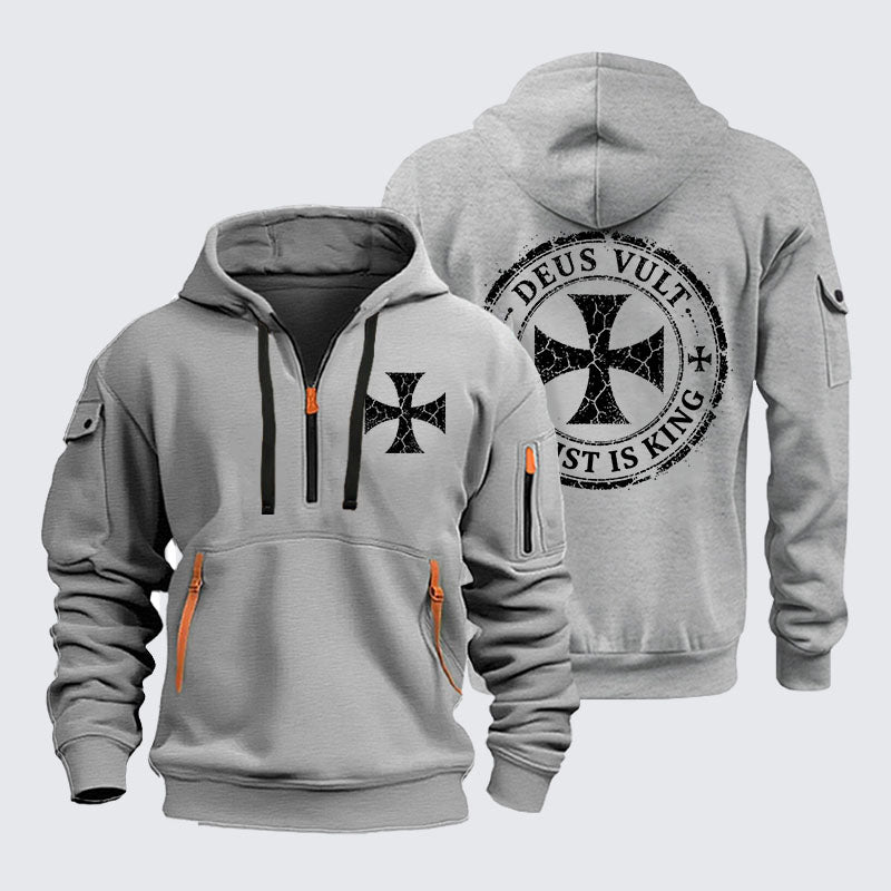 Zipper Hoodies - Deus Vult