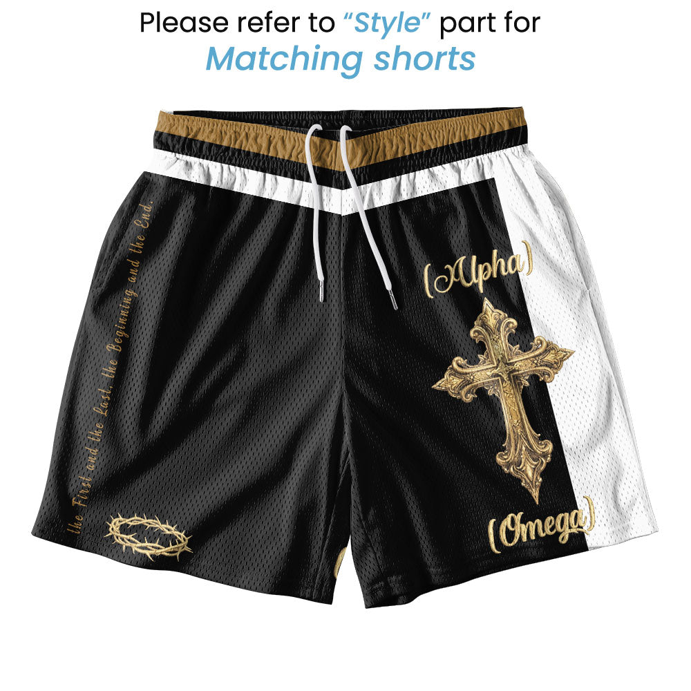 The Alpha And Omega Christian Mesh Jersey