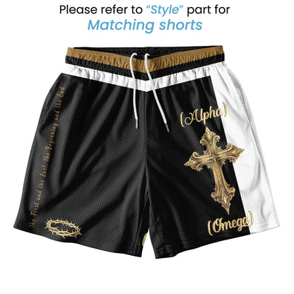 The Alpha And Omega Christian Mesh Jersey