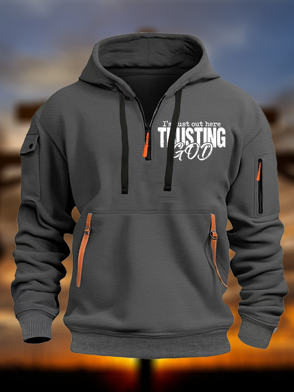 Trusting God Jesus God Christian Zipper Hoodies