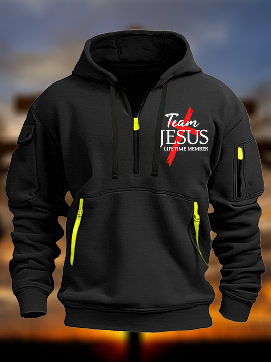 Team Jesus Jesus God Christian Zipper Hoodies