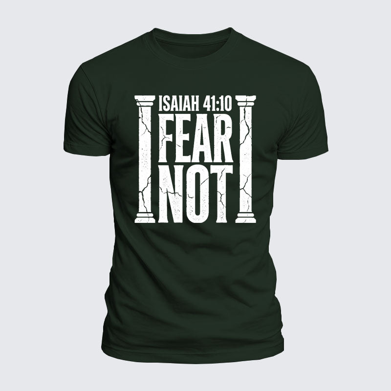Luxe Mercerized Cotton Tee - Fear Not Isaiah 41:10