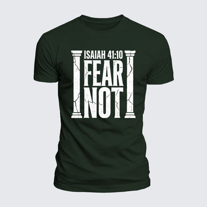 Luxe Mercerized Cotton Tee - Fear Not Isaiah 41:10