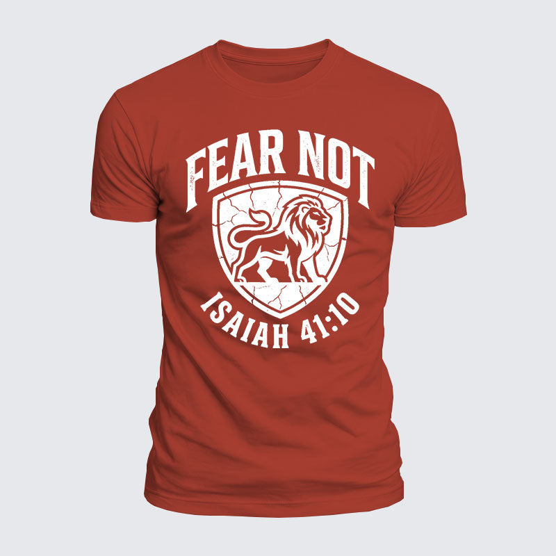 Luxe Mercerized Cotton Tee - Fear Not Isaiah 41:10