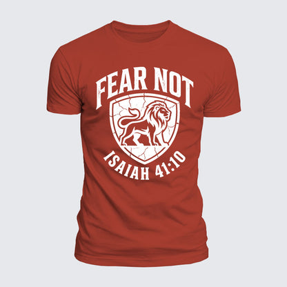 Luxe Mercerized Cotton Tee - Fear Not Isaiah 41:10