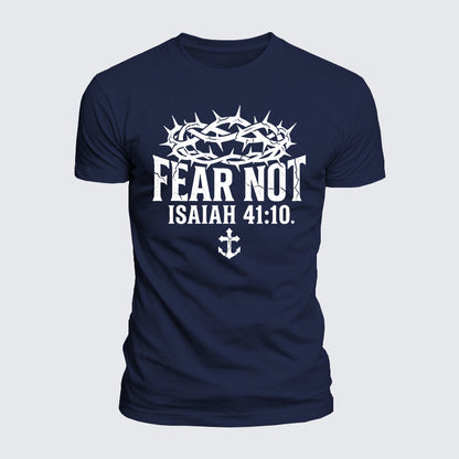 Luxe Mercerized Cotton Tee - Fear Not Isaiah 41:10