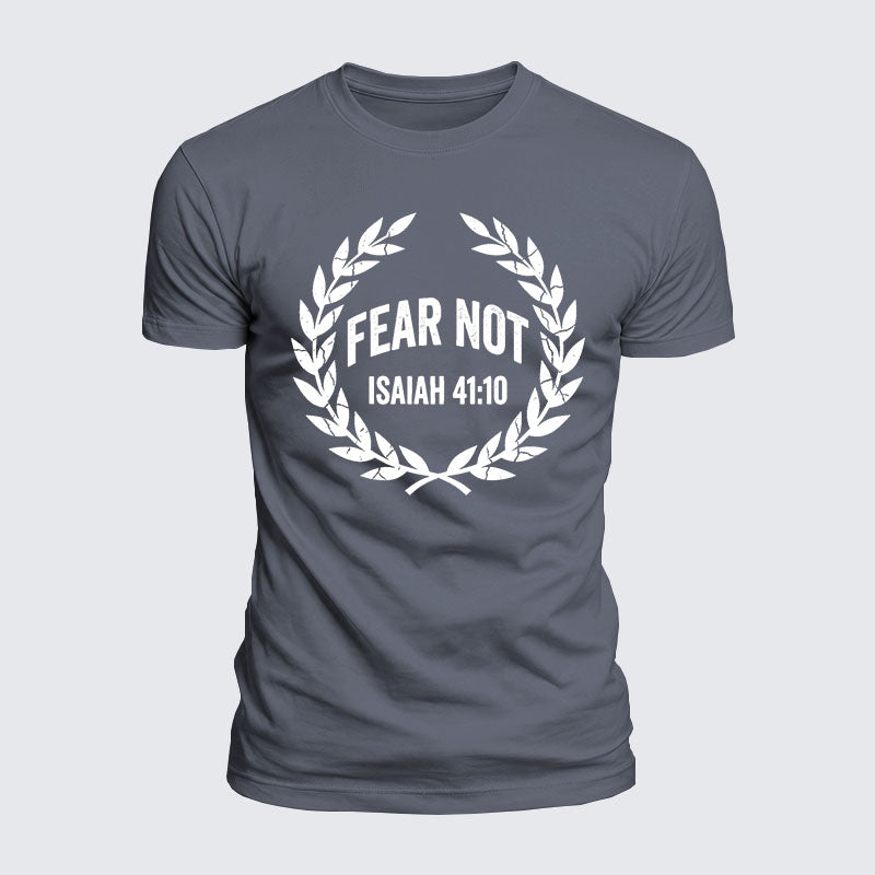 Luxe Mercerized Cotton Tee - Fear Not Isaiah 41:10