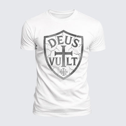 Luxe Mercerized Cotton Tee - Deus Vult