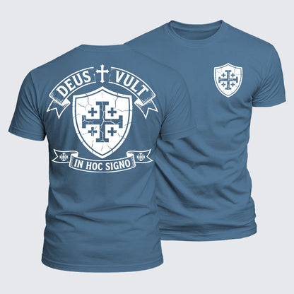 Luxe Mercerized Cotton Tee - Deus Vult