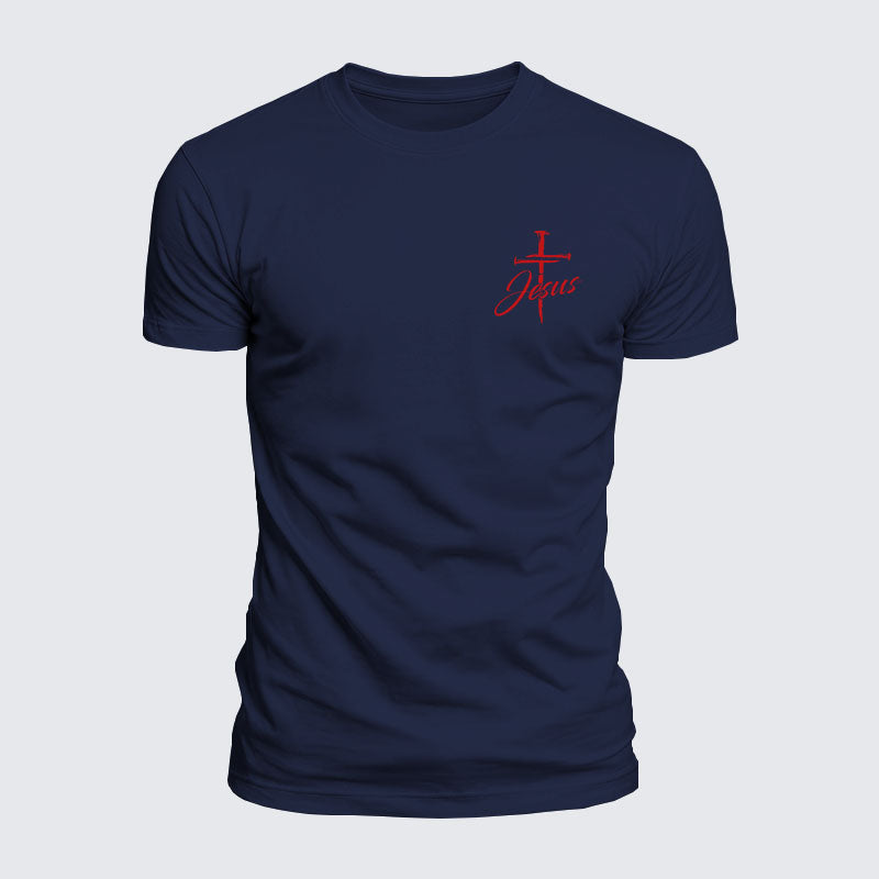 Luxe Mercerized Cotton Tee - Red Cross Jesus