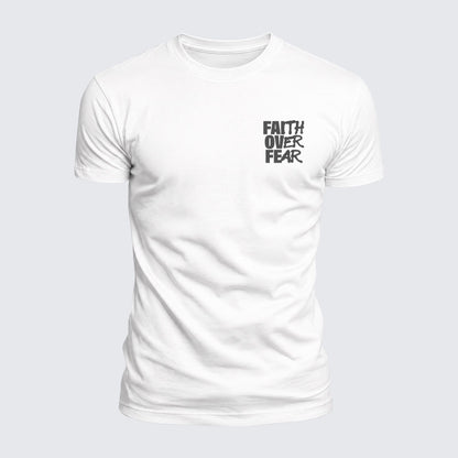 Luxe Mercerized Cotton Tee - Faith Over Fear