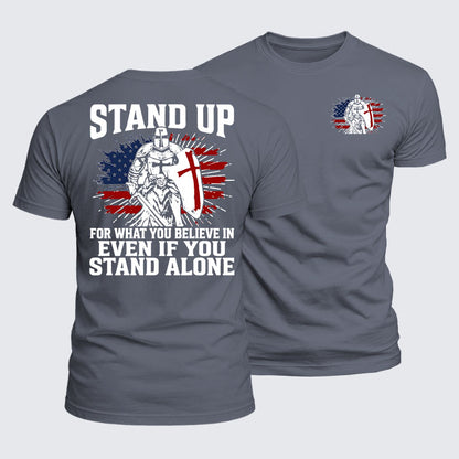 Luxe Mercerized Cotton Tee - Stand Up For What You Believe