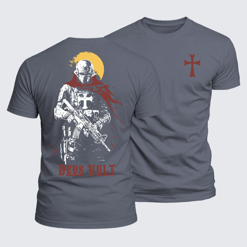 Luxe Mercerized Cotton Tee -  Deus Vult