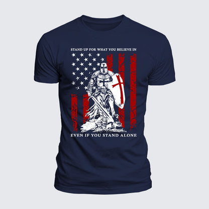Luxe Mercerized Cotton Tee -  Stand Up For What You Believe