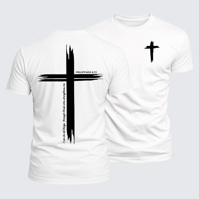 Luxe Mercerized Cotton Tee - I Can Do All Things Through Christ | Philippians 4:13