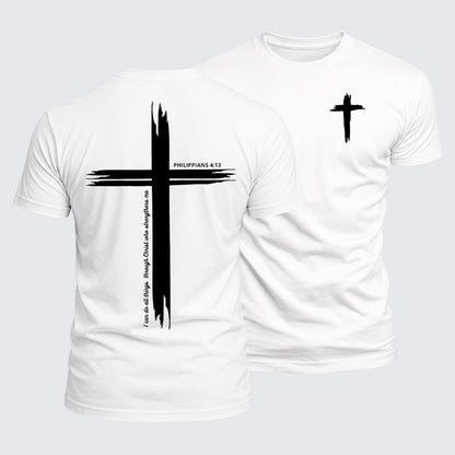 Luxe Mercerized Cotton Tee - I Can Do All Things Through Christ | Philippians 4:13