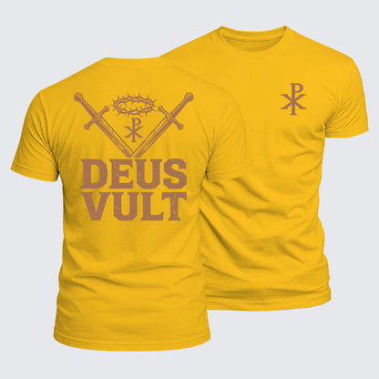 Luxe Mercerized Cotton Tee - Deus Vult