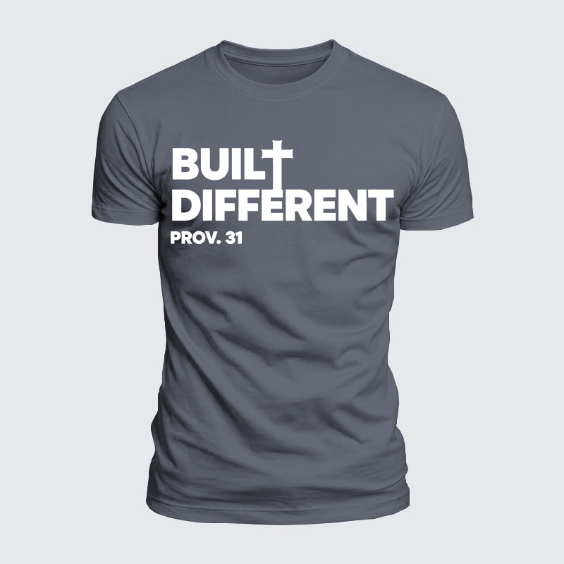 Luxe Mercerized Cotton Tee - Built Different Prov 31