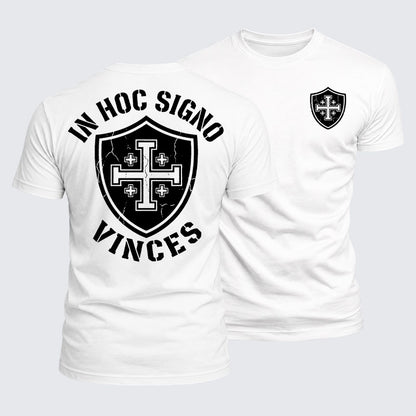 Luxe Mercerized Cotton Tee - In Hoc Signo Vinces