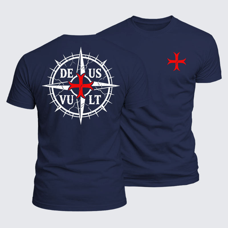 Luxe Mercerized Cotton Tee - Deus Vult
