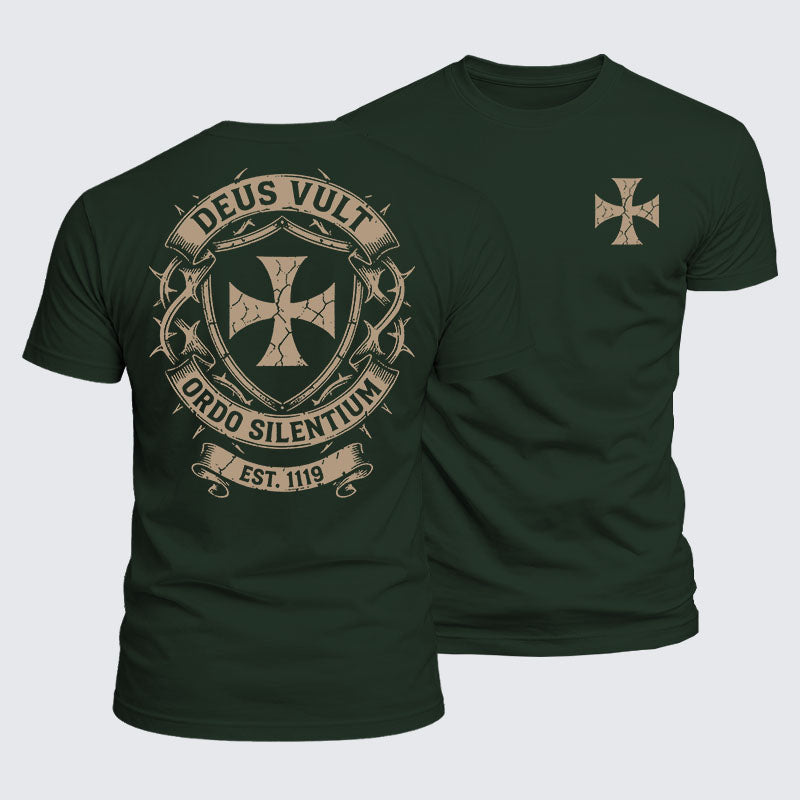 Luxe Mercerized Cotton Tee - Deus Vult